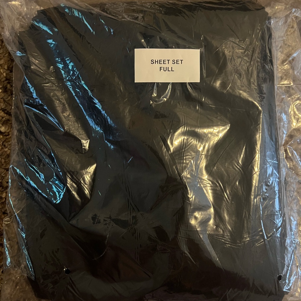 Black Sheet Set - Full